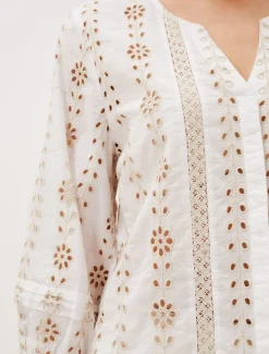 Caela Broderie Blouse