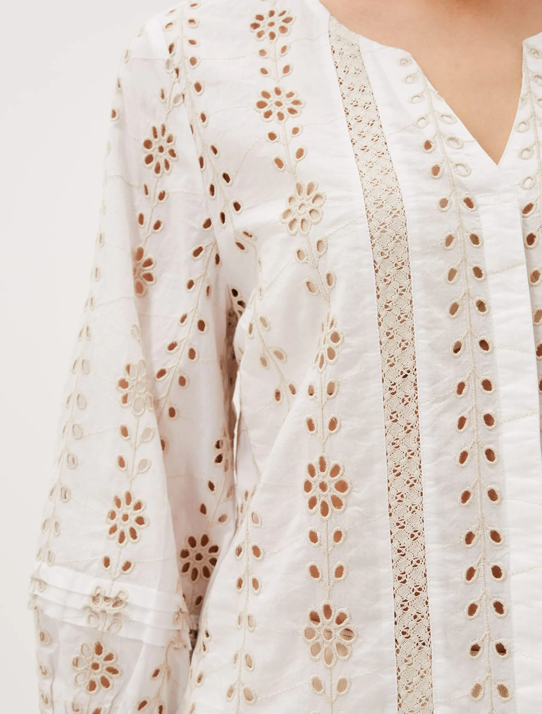 Caela Broderie Blouse