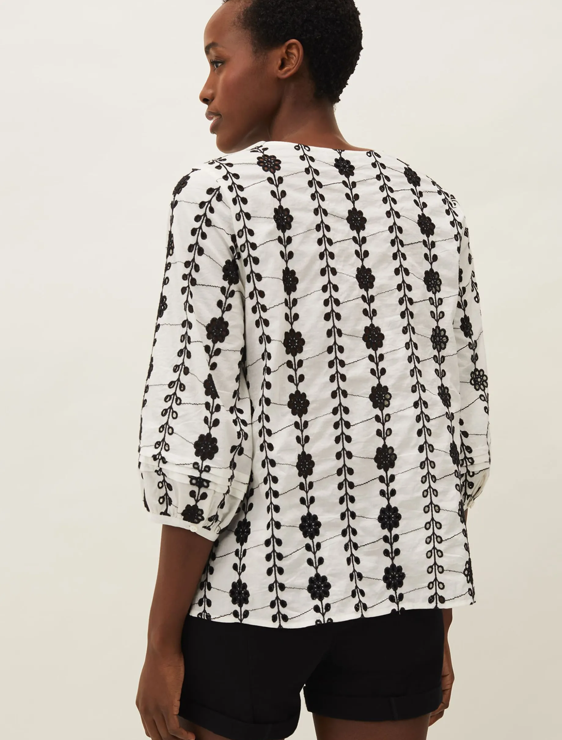 Caela Broderie Blouse