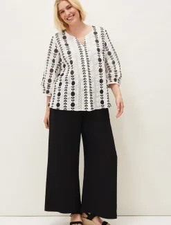 Caela Broderie Blouse