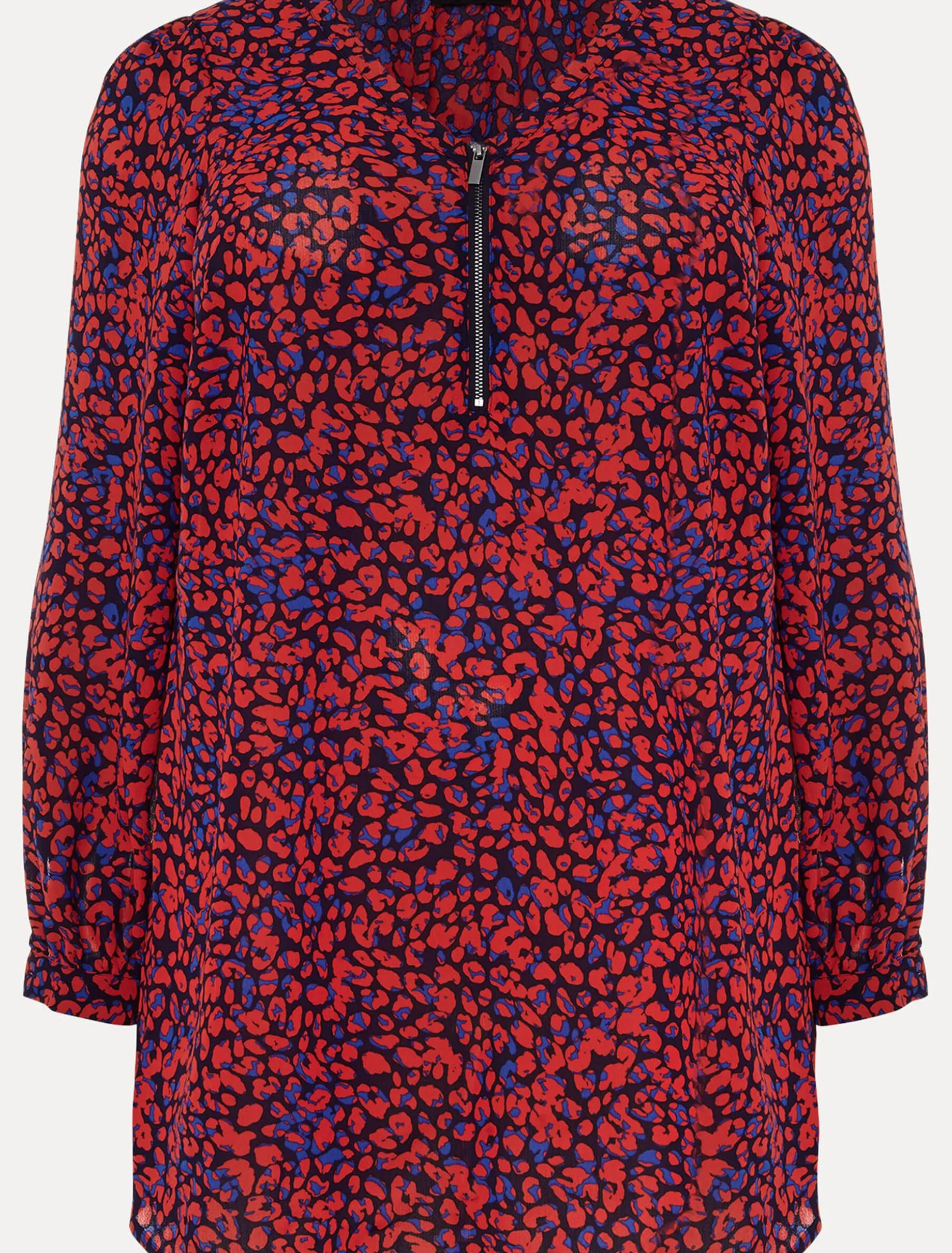 Caelen Printed Tunic Blouse