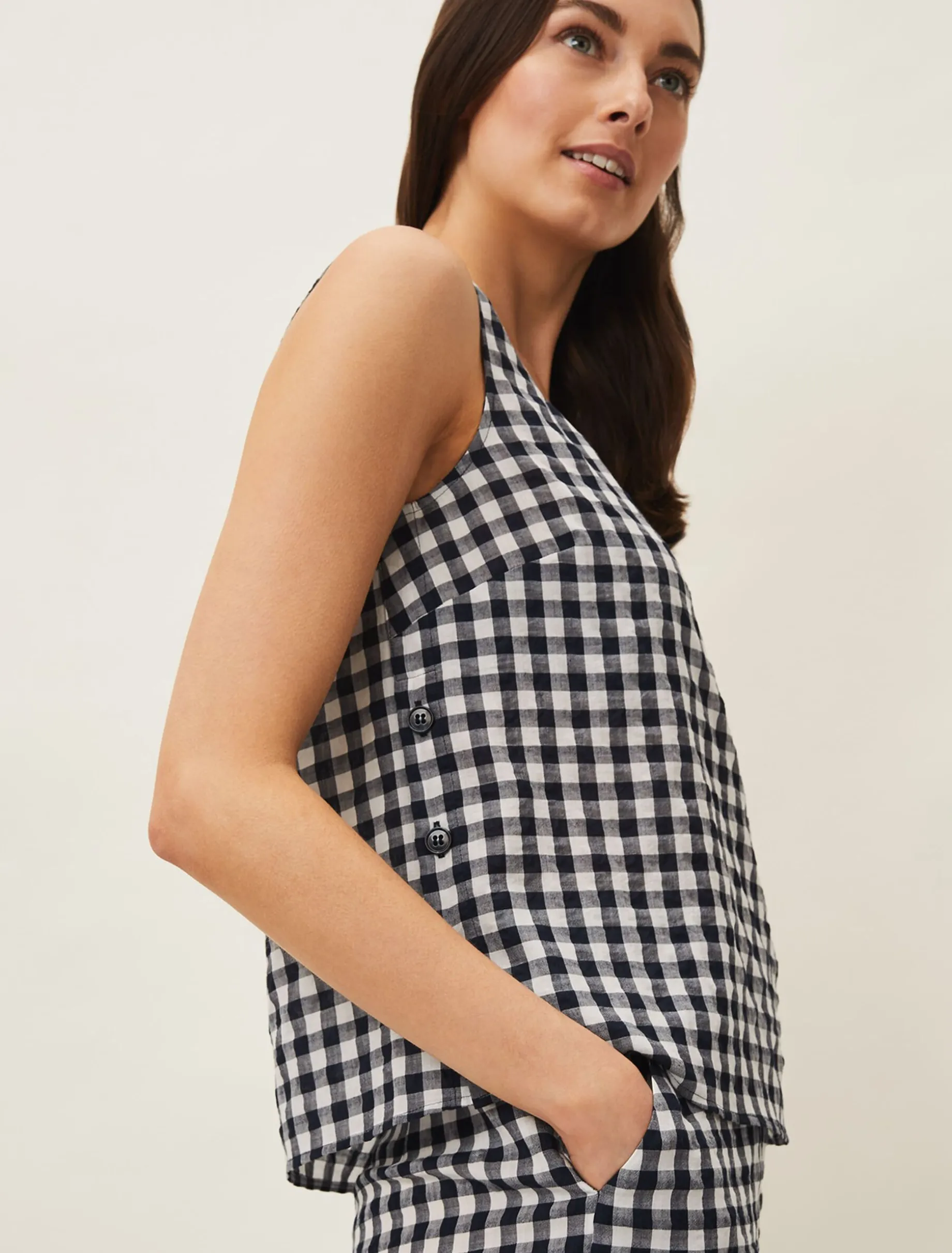 Calandra Gingham Top