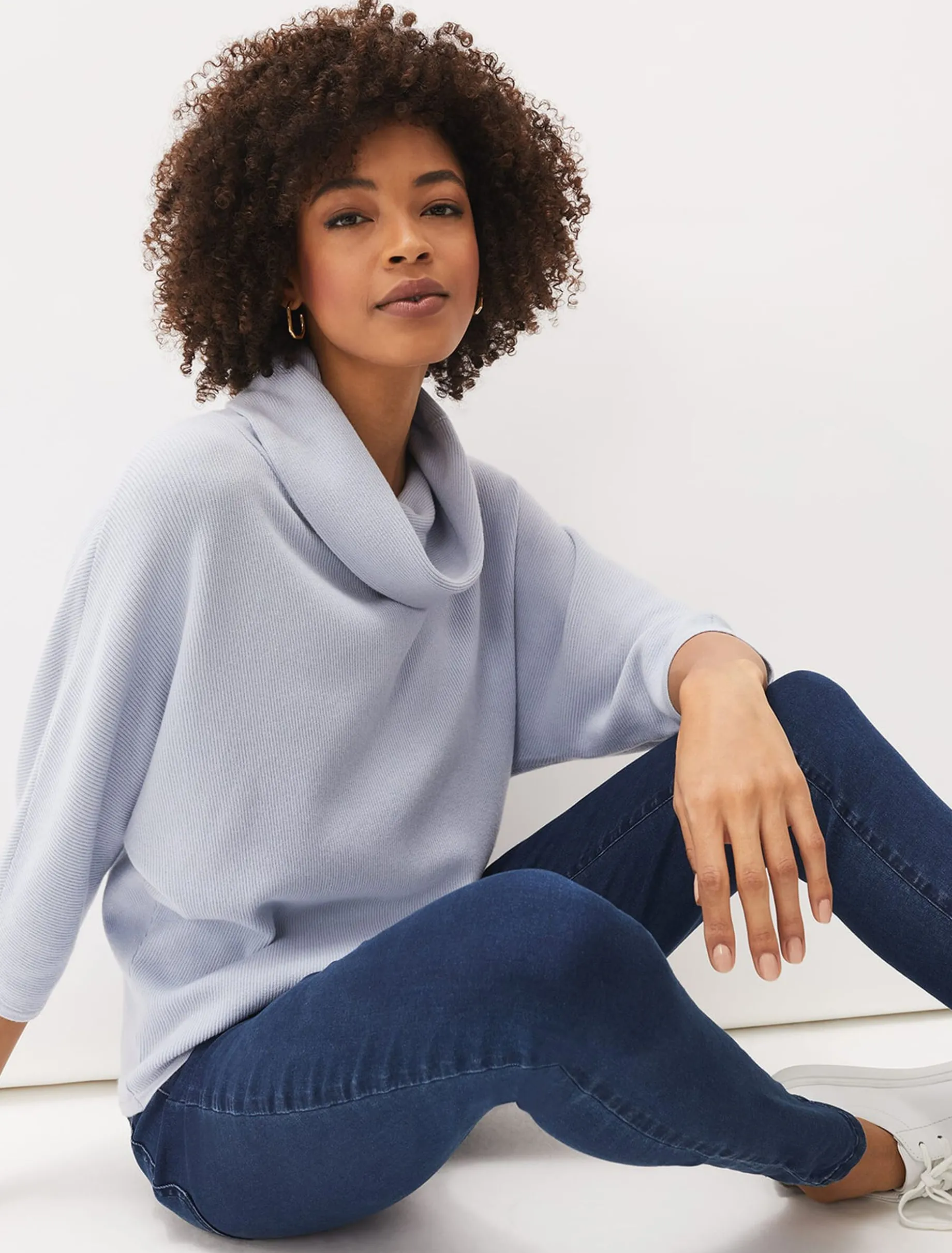 Camillan Cowl Neck Knit Jumper