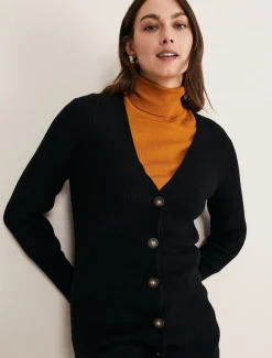 Camille Ribbed Longline Cardigan