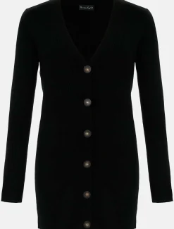 Camille Ribbed Longline Cardigan