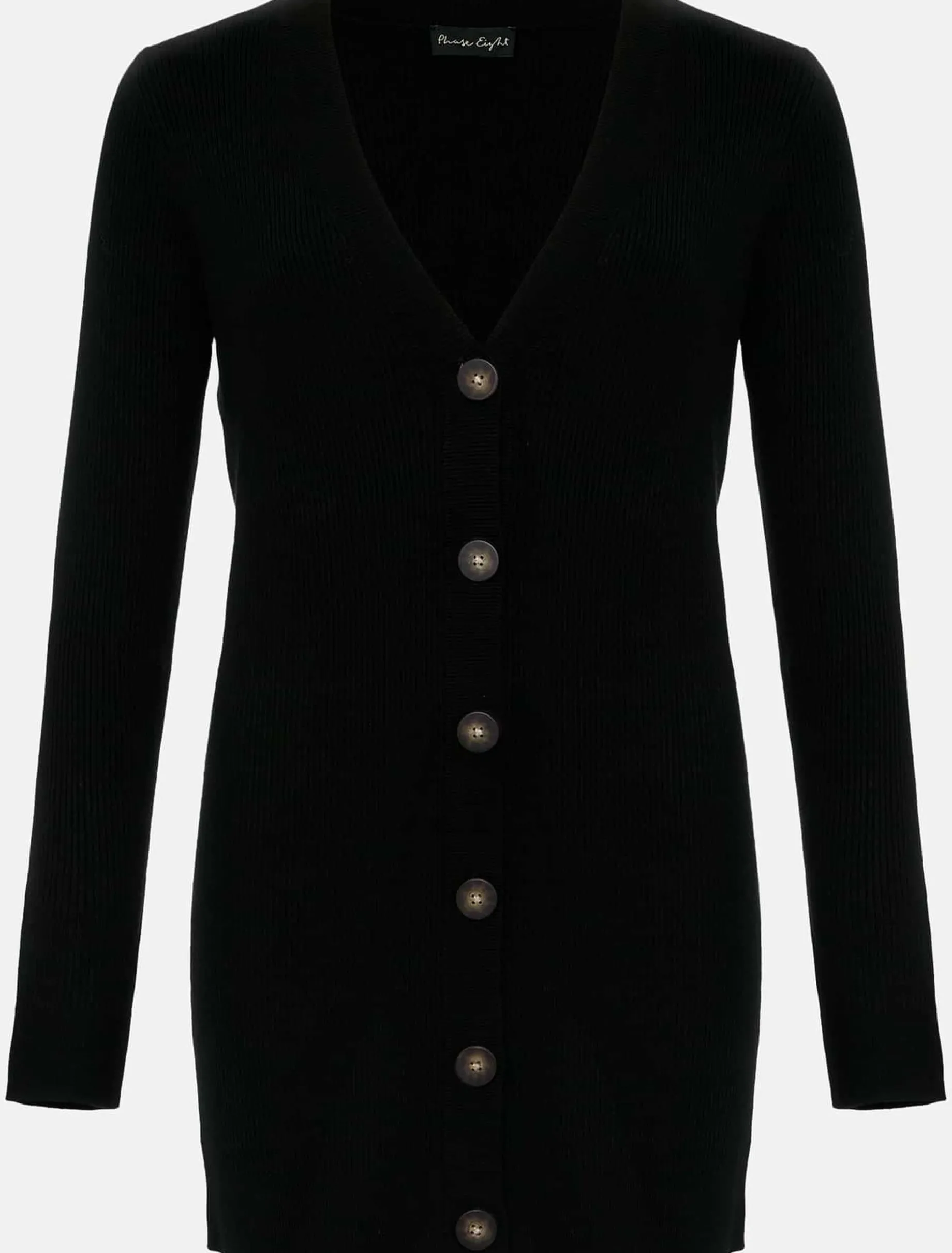 Camille Ribbed Longline Cardigan