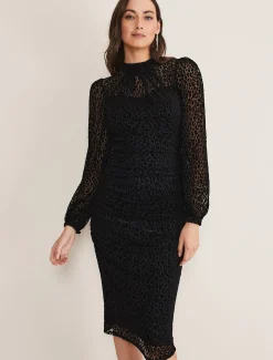 Capriana Leopard Burnout Dress