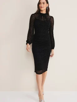 Capriana Leopard Burnout Dress