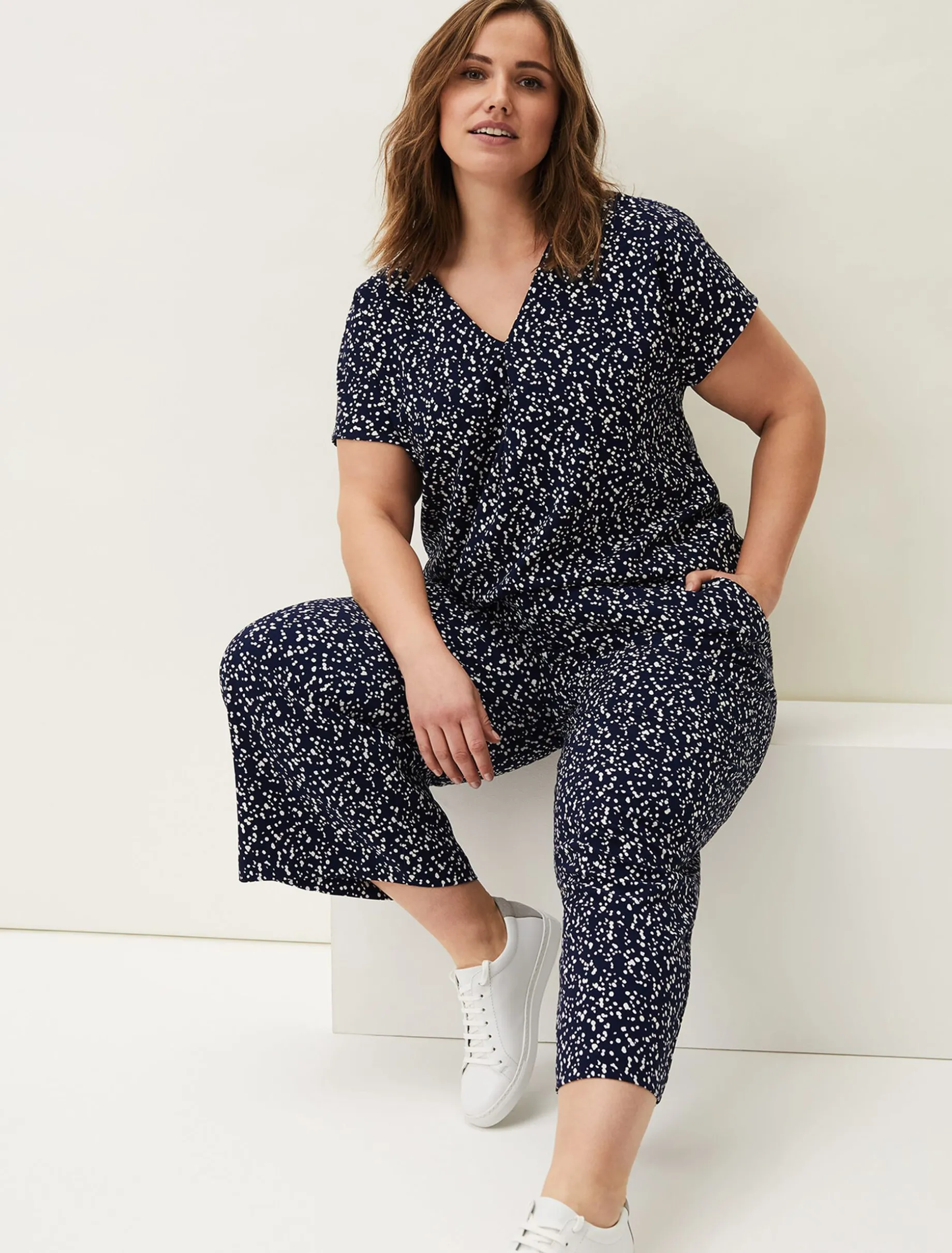 Carin Spot Culotte Trousers