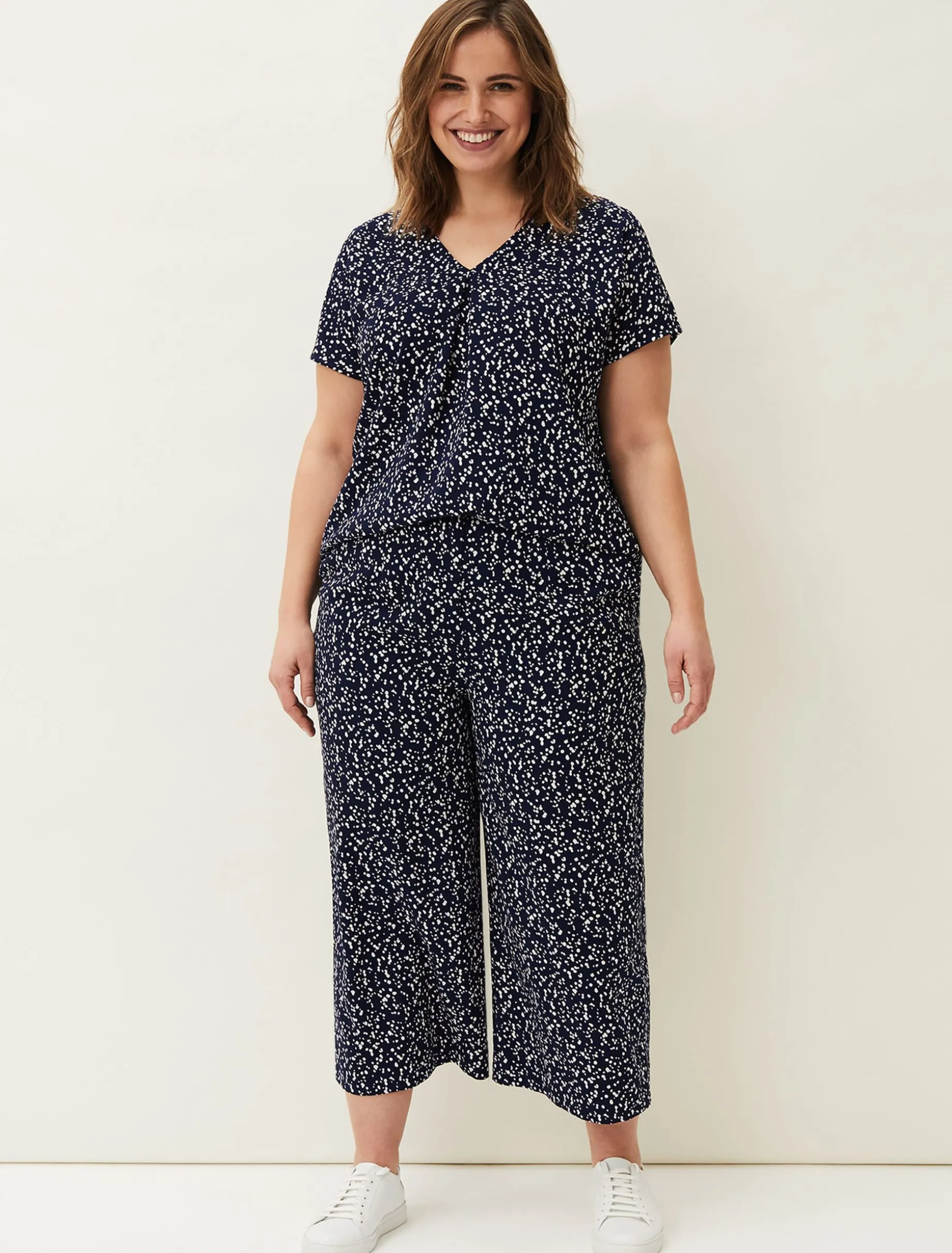 Carin Spot Culotte Trousers