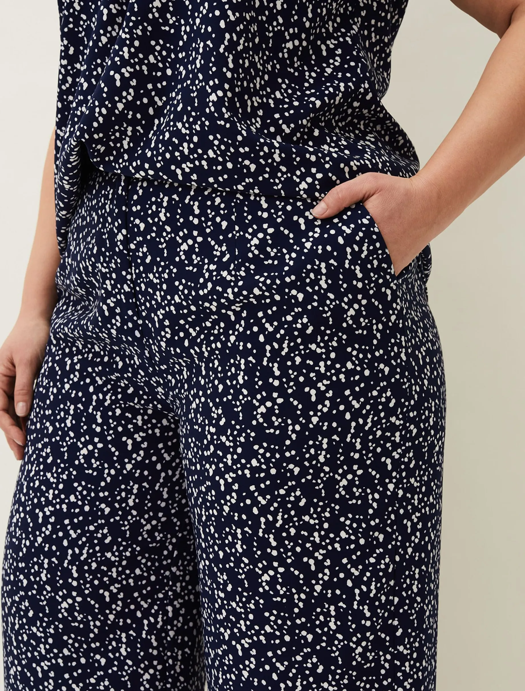 Carin Spot Culotte Trousers