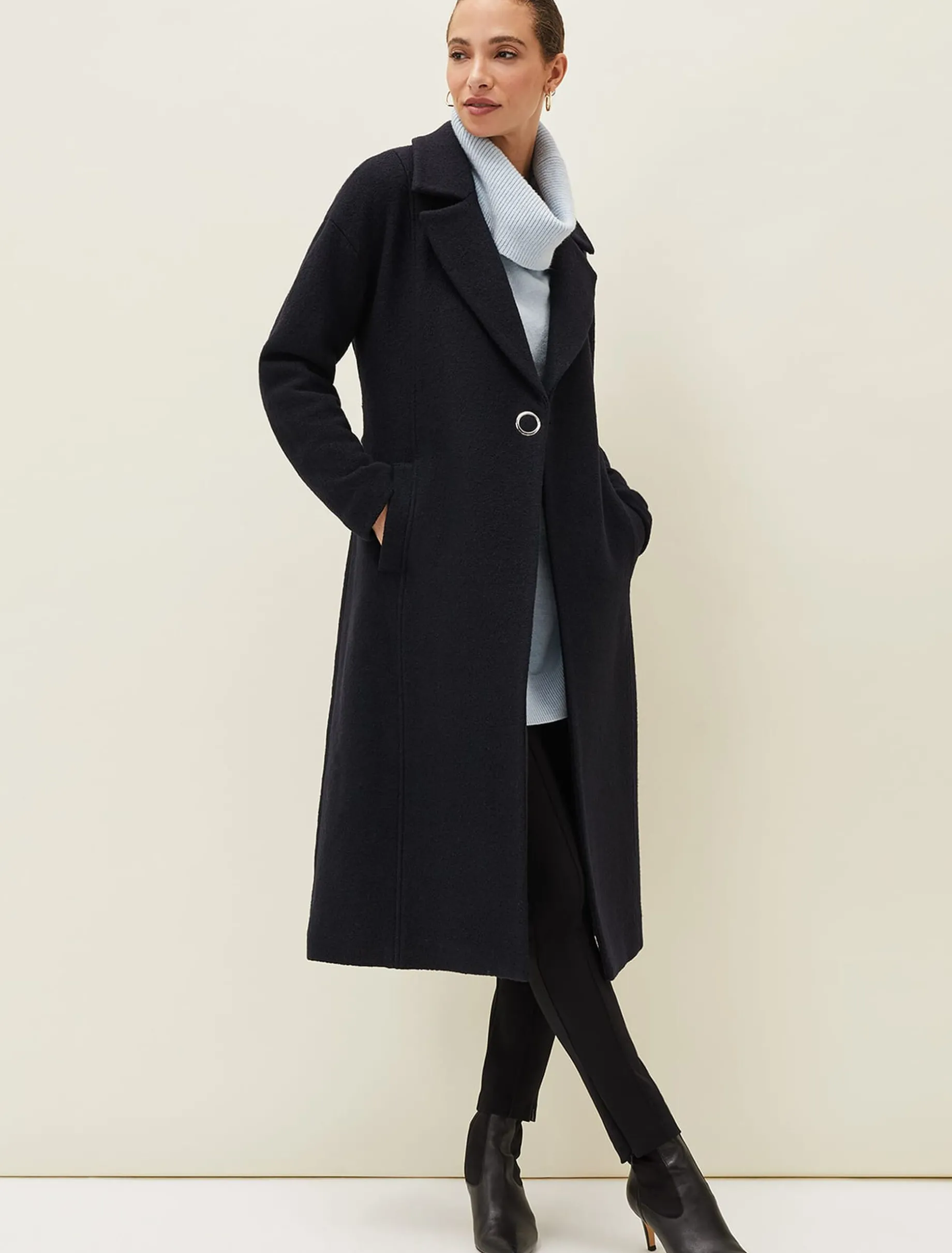 Carlotta Wrap Wool Coat