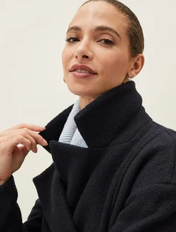 Carlotta Wrap Wool Coat