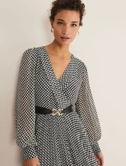 Carmen Checked Midaxi Dress