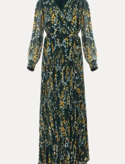 Carmen Pleated Maxi Dress