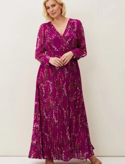 Carmen Pleated Maxi Dress
