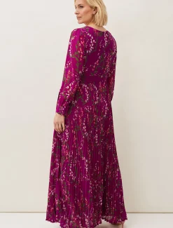 Carmen Pleated Maxi Dress