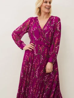 Carmen Pleated Maxi Dress
