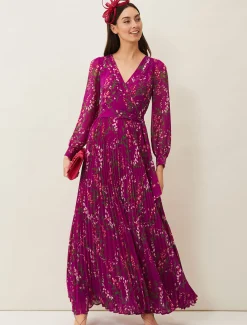 Carmen Pleated Maxi Dress