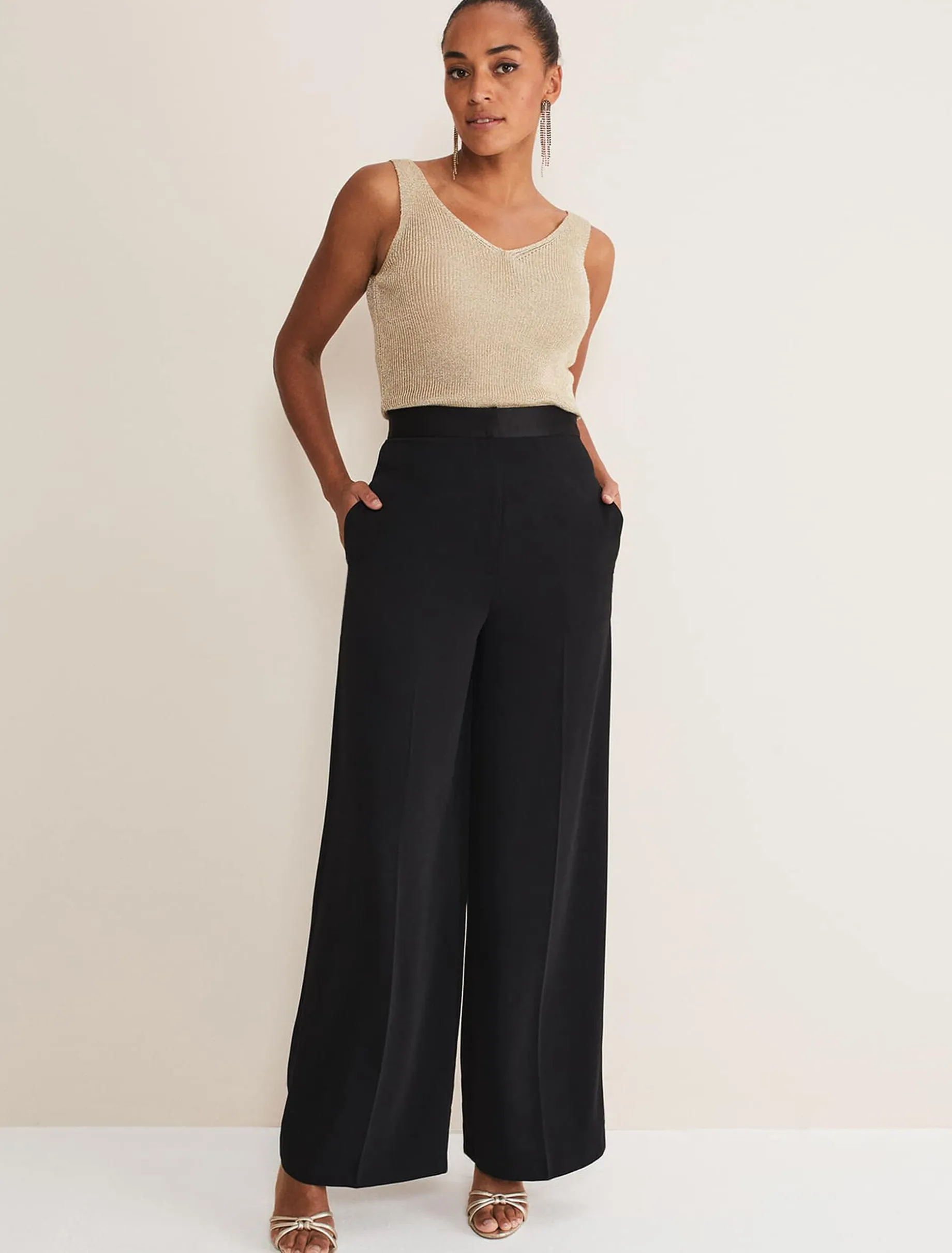 Cassia Metallic Knitted Vest