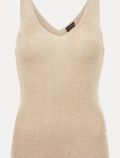Cassia Metallic Knitted Vest