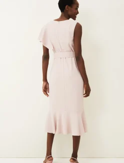 Cassie Frill Belted Dress