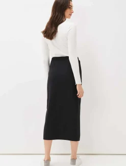 Cassie Jersey Midi Skirt