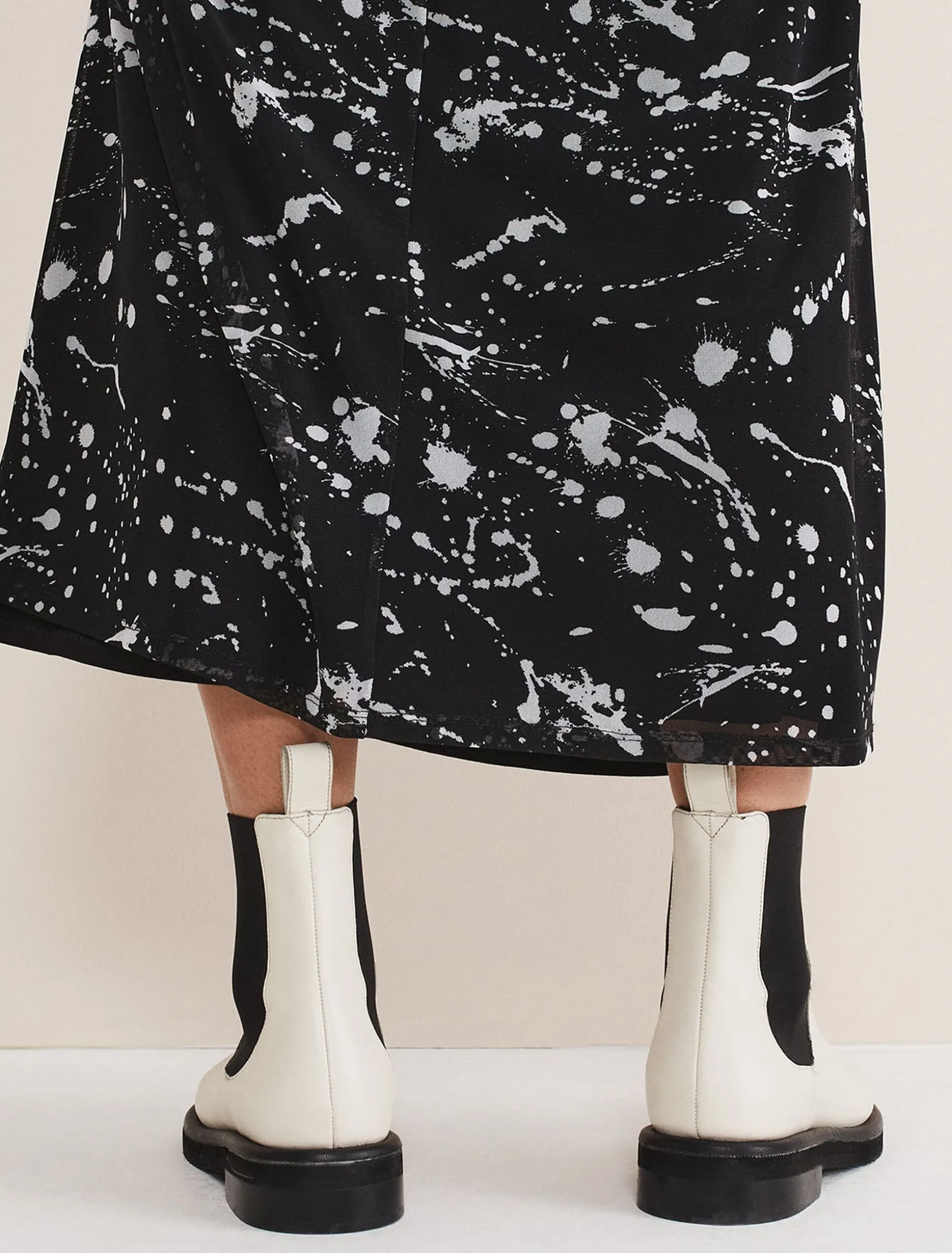 Casual Leather Pull On Ankle Boots