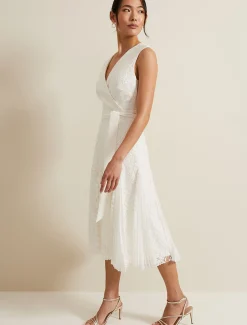 Caterina Embroidered Flared Wedding Dress