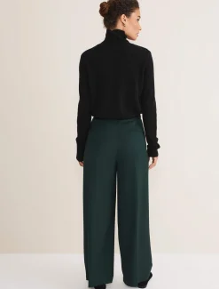 Catira Crepe Wide Leg Trousers
