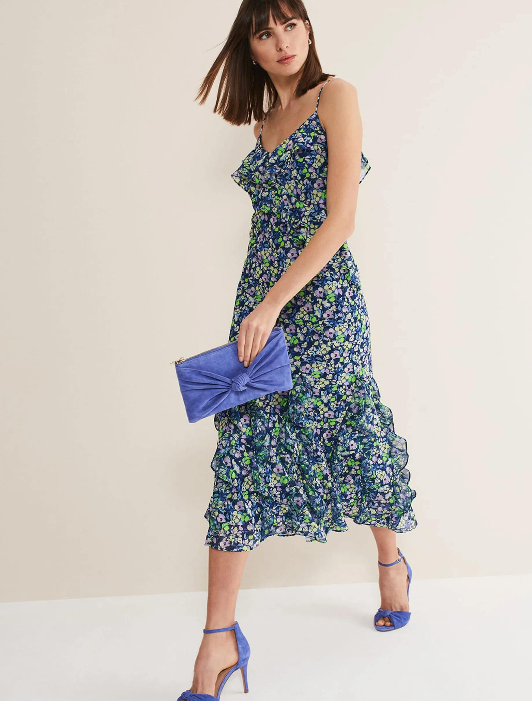 Catira Strappy Print Dress