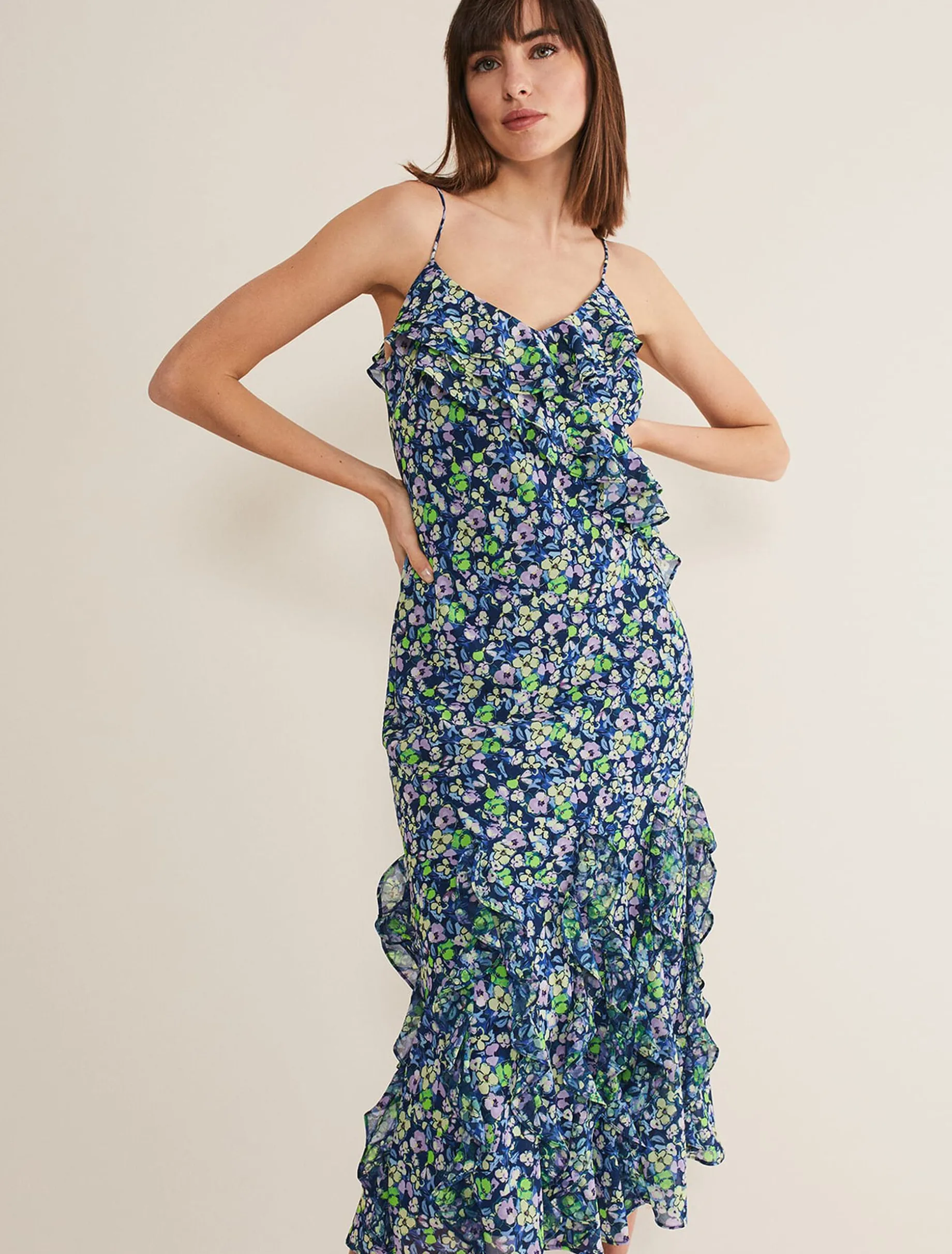 Catira Strappy Print Dress
