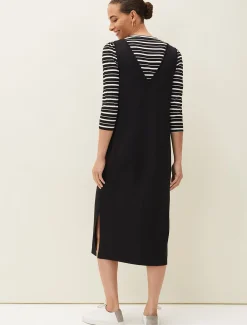 Catya Two Piece Stripe Top And Dress