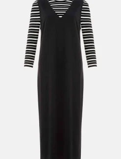 Catya Two Piece Stripe Top And Dress