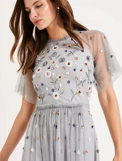Celestra Embellished Maxi Dress