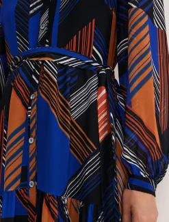 Chantilly Chiffon Shirt Dress