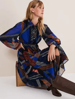 Chantilly Chiffon Shirt Dress