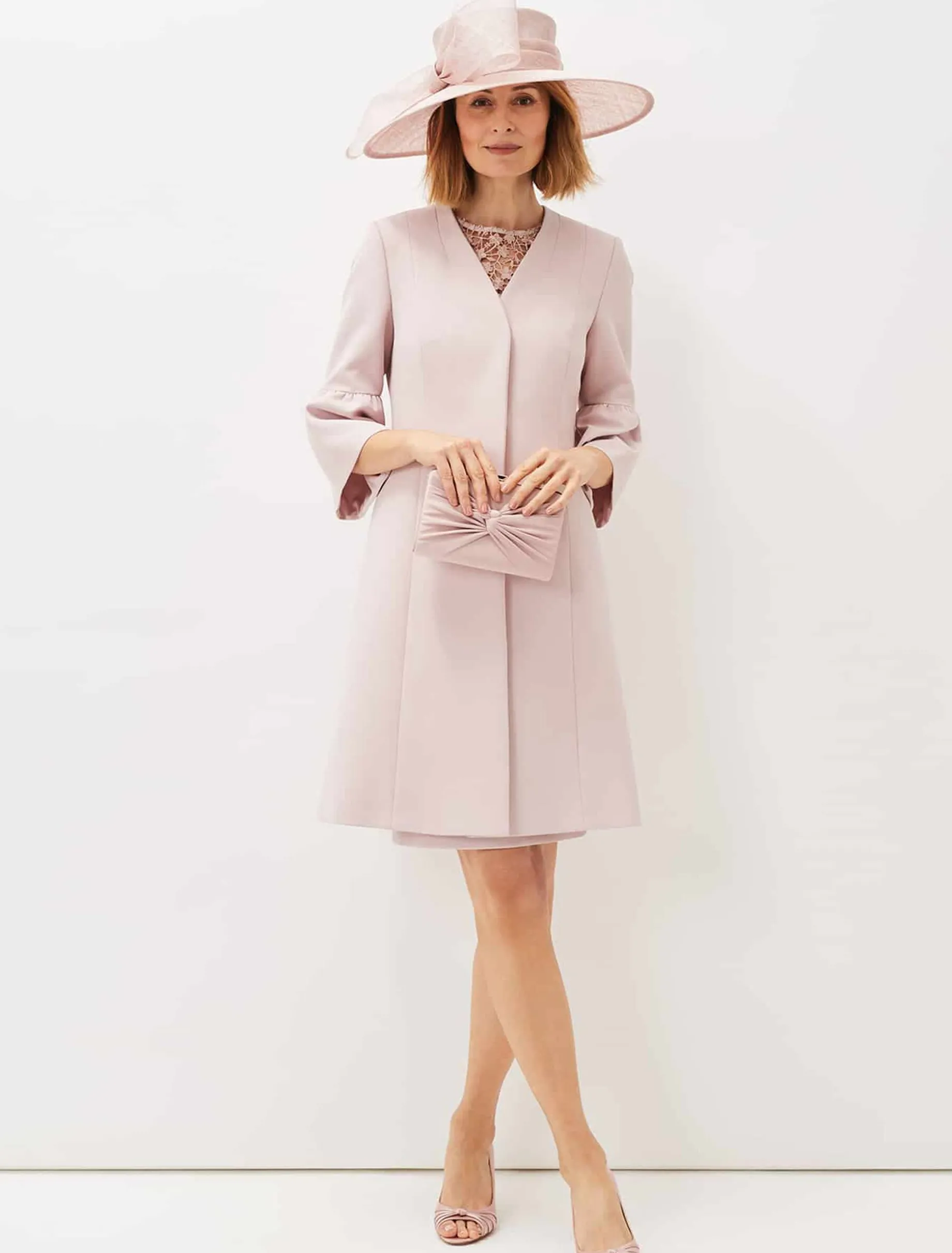 Cheryl Frill Cuff Occasion Coat