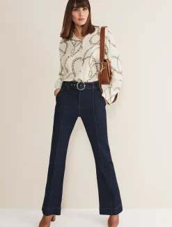 Cheska Chain Print Top