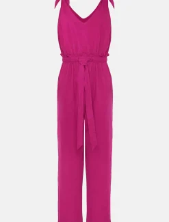 Chessie Linen Tie Jumpsuit