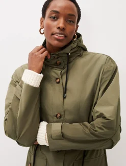 Chloe Longline Parka Coat