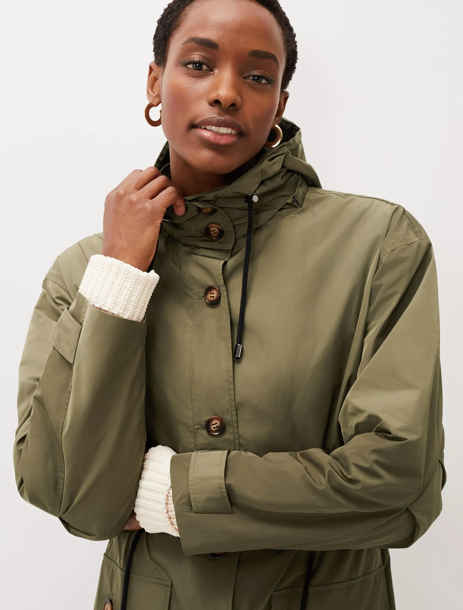 Chloe Longline Parka Coat