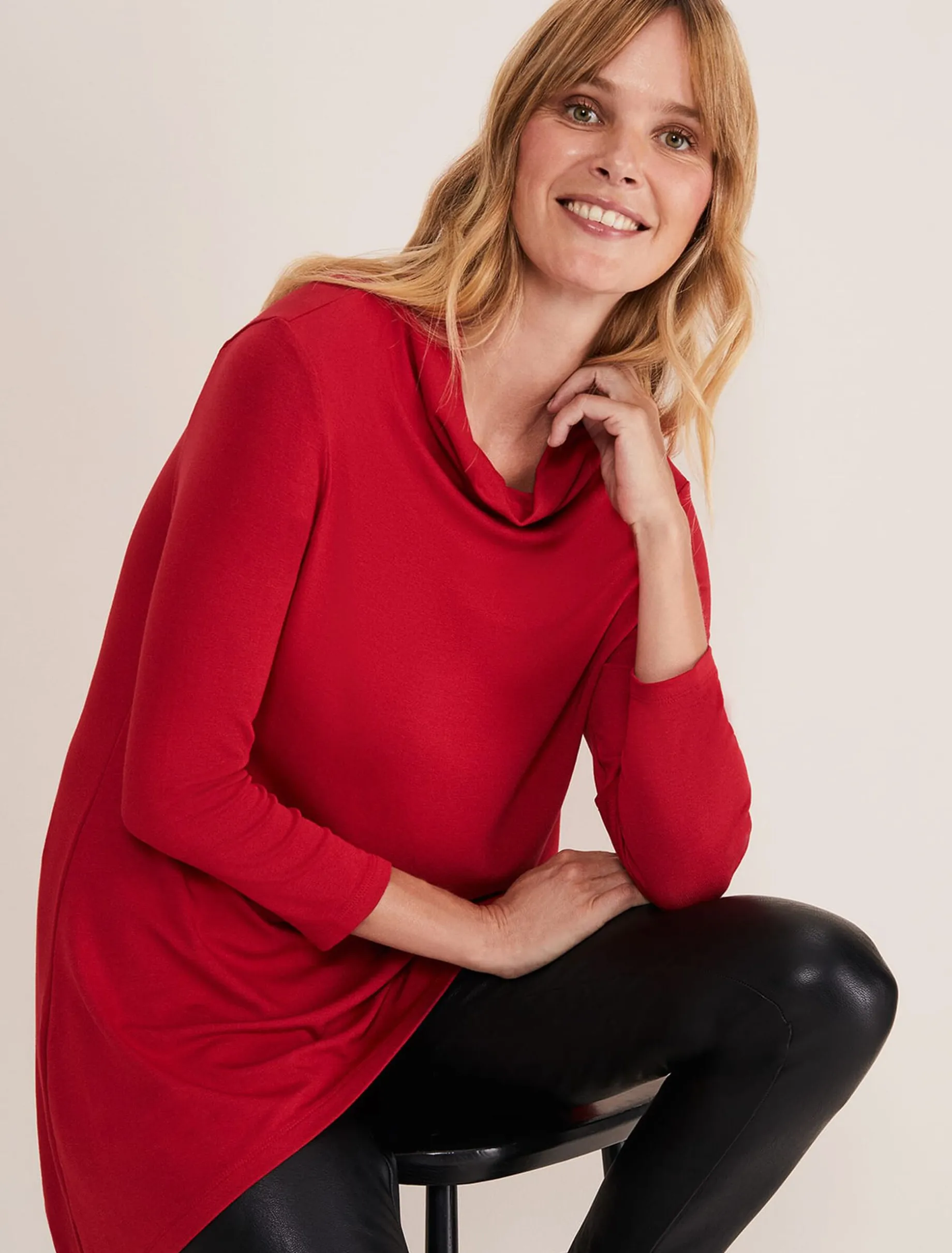 Chrissie Cowl Swing Top