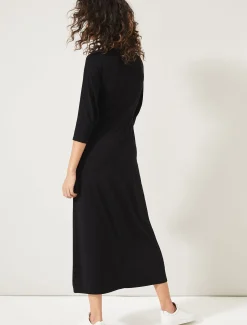Cindy Tie Front Jersey Dress