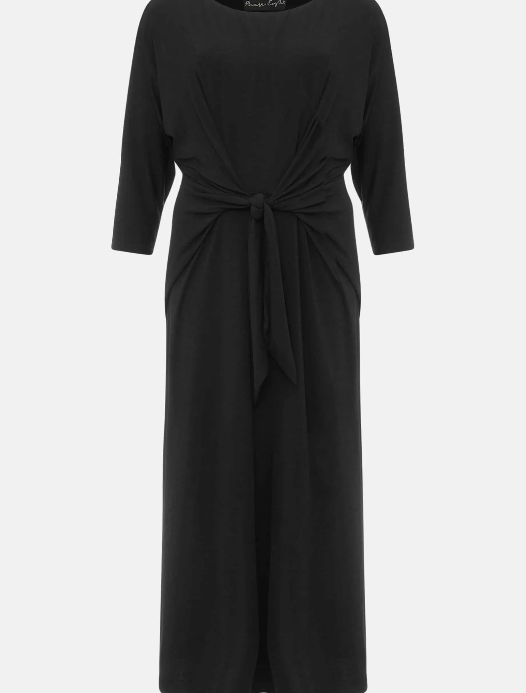 Cindy Tie Front Jersey Dress