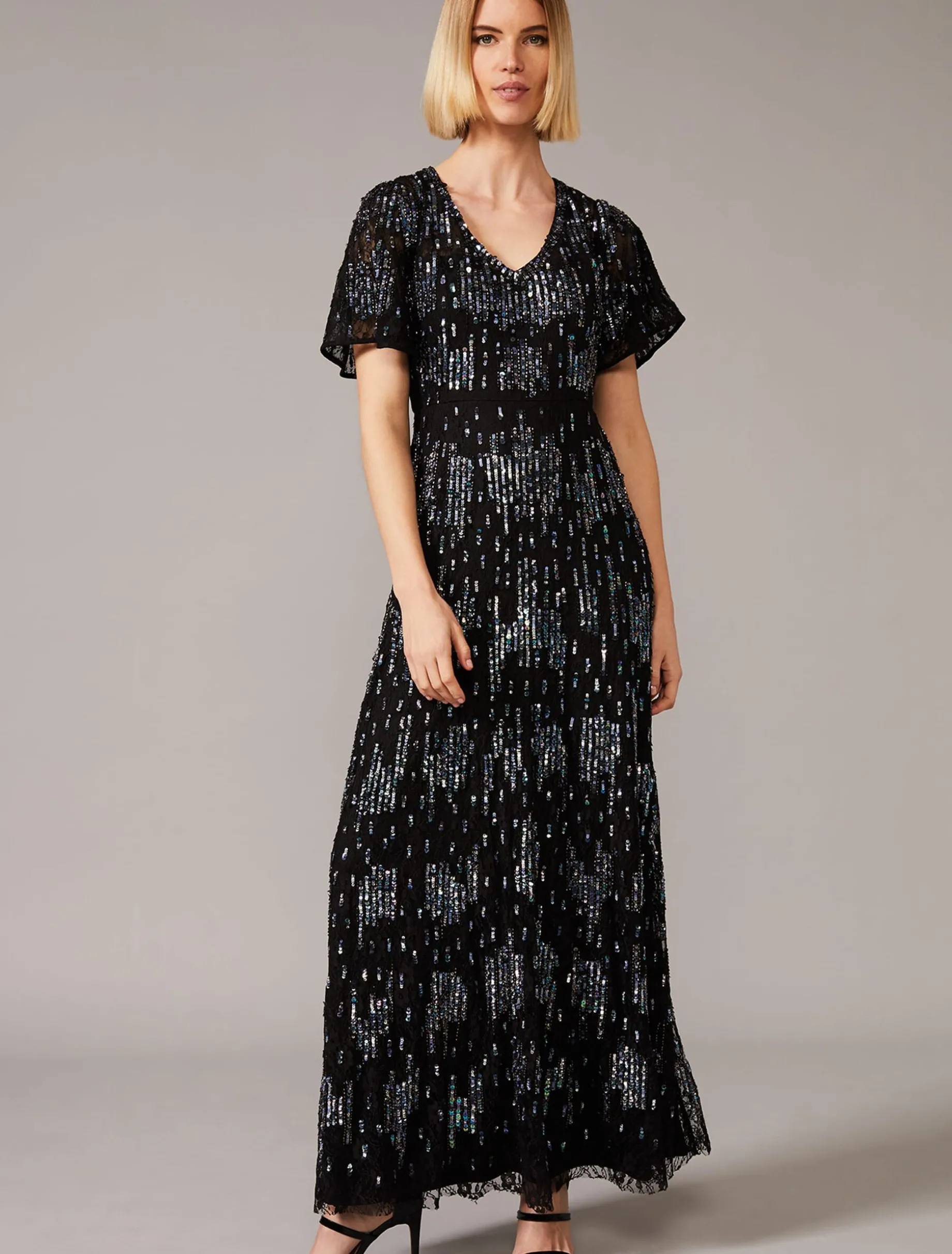 Clarabelle Sequin Embelished Maxi Dress