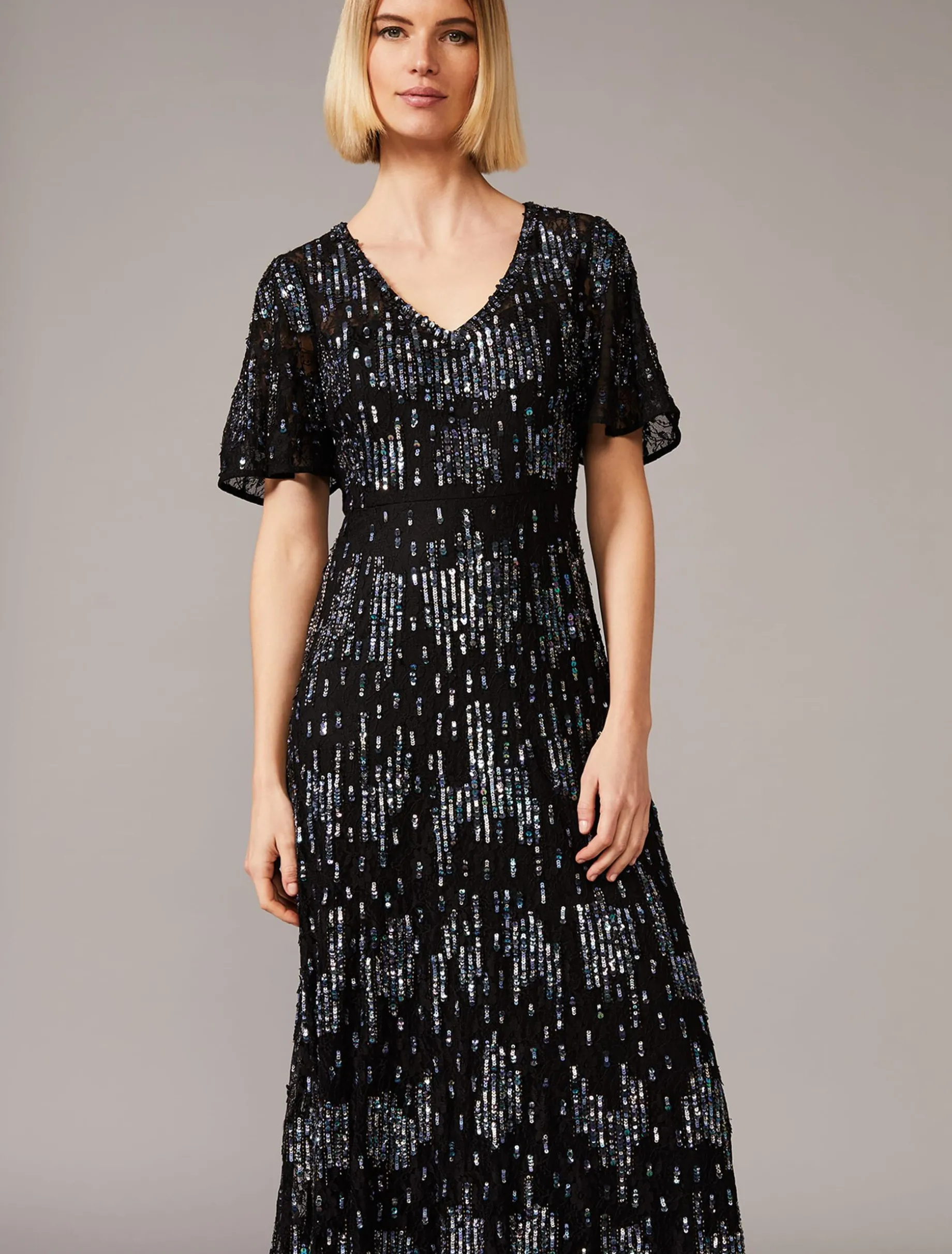 Clarabelle Sequin Embelished Maxi Dress