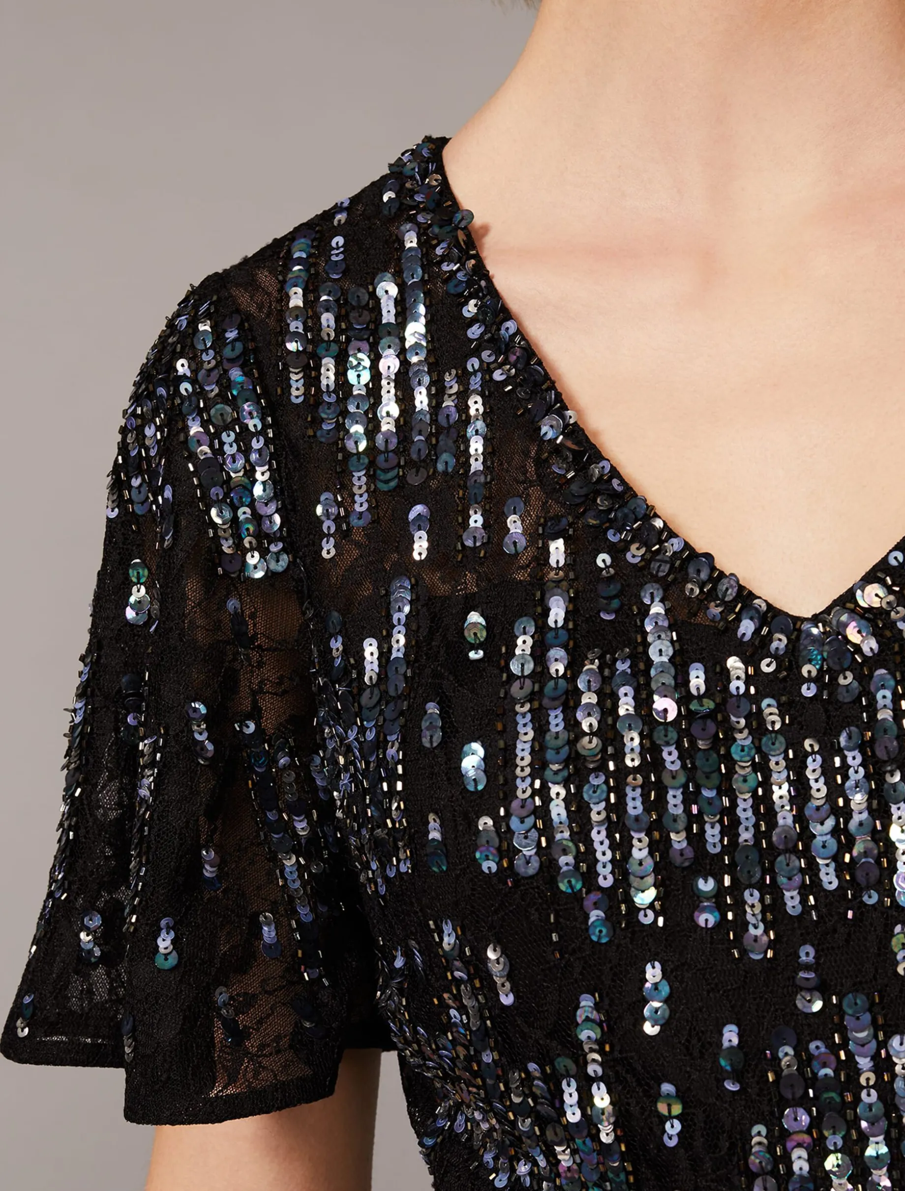 Clarabelle Sequin Embelished Maxi Dress