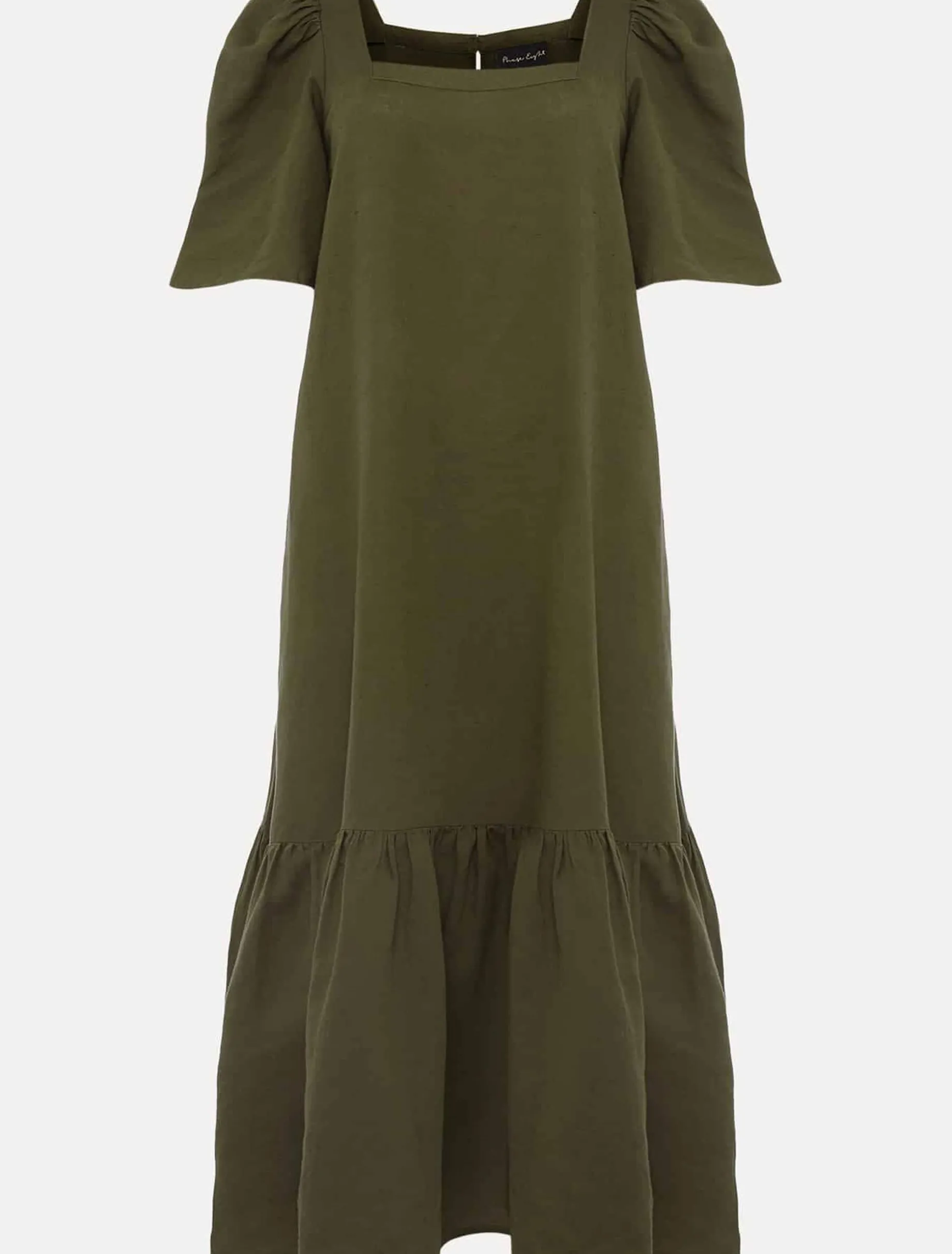 Claria Linen Midi Dress