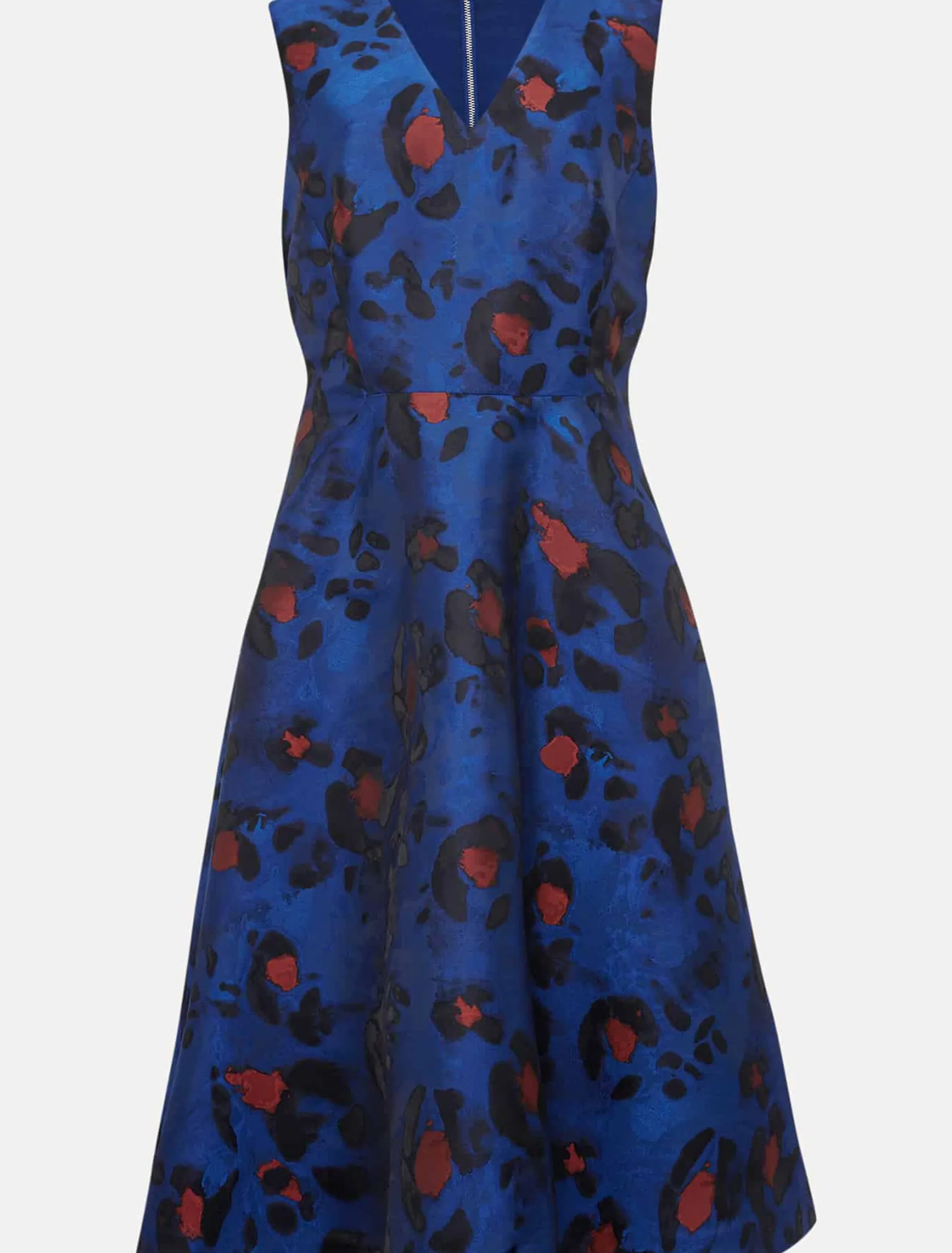 Clarisse Print Jacquard Dress